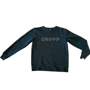 Cropp Unisex Black Sweatshirt/Jogger- Size Medium‎ - Cotton Blend Casual